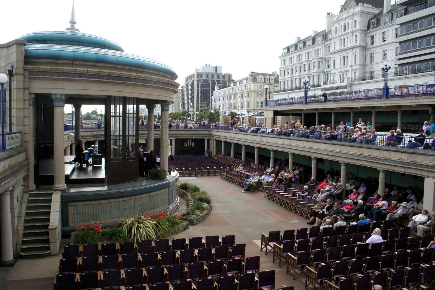 Bandstand with The View Hotel behind